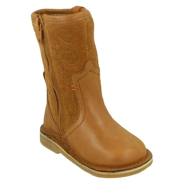 Clarks Girls Clarks Casual Mid Calf Boots Comet Pop
