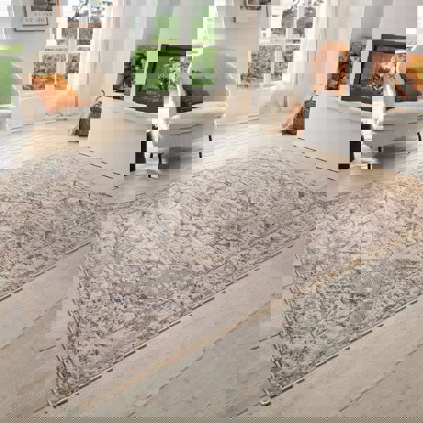 The Rugs Terrain Designer Shortpile Rug – Medallion Design