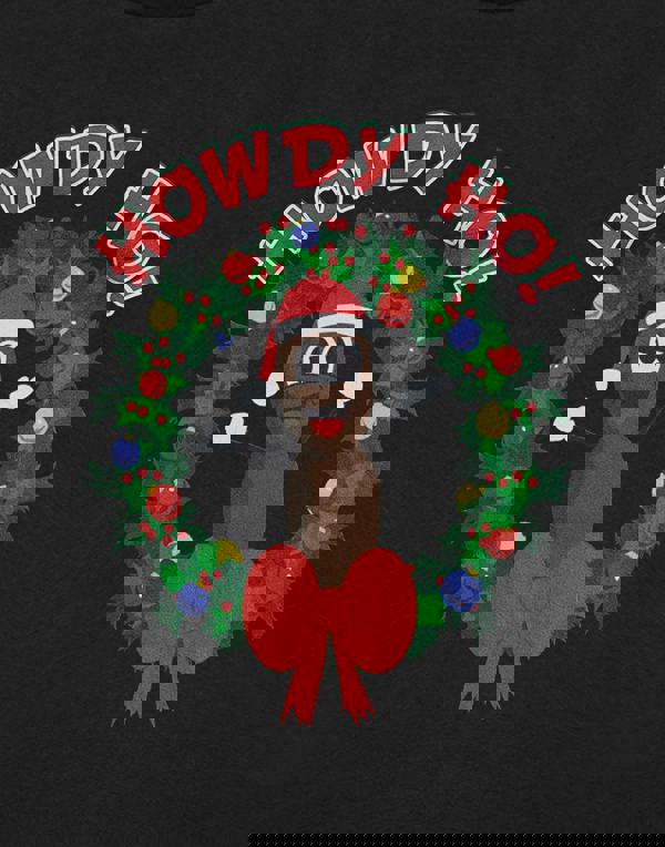 South Park Mr Hanky Mens Black Howdy Ho! Short Sleeved T-Shirt