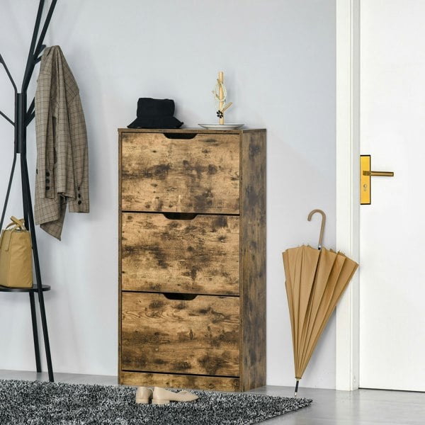 Flip-down Shoe Cabinet