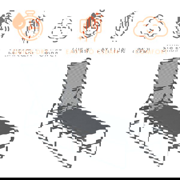 Dorel Home Cosmo Living Nyla Sun Lounger Charcoal