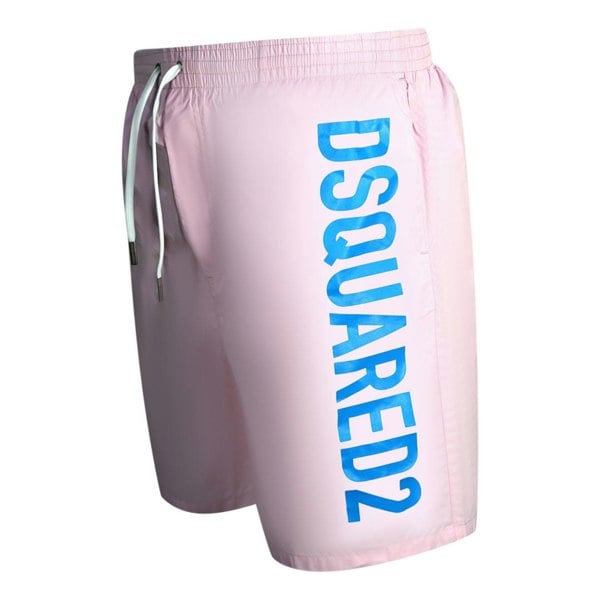 Dsquared2 Large Logo Swim Shorts - Pink