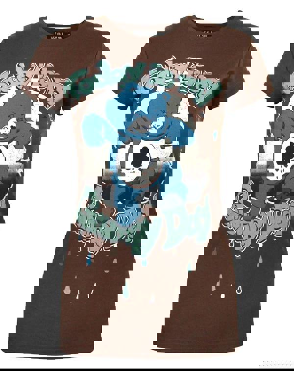 Care Bears Womens Brown Short Sleeved T-Shirt