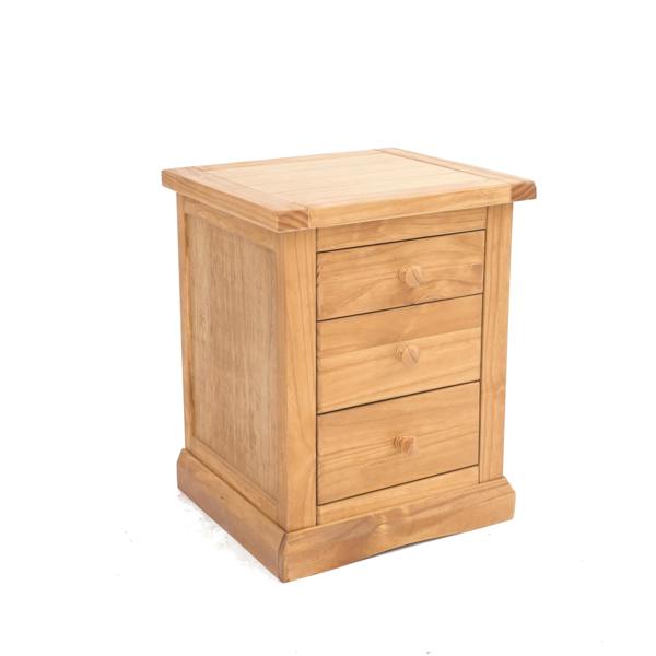 Cabinet Bits Lucca 3 Drawer Bedside Table