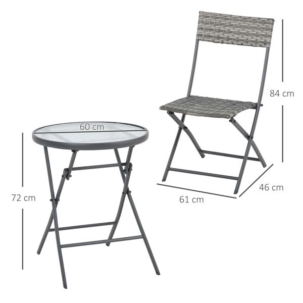 Rattan Bistro Set