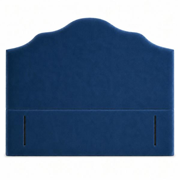 Great British Beds Paisley Headboard - Blue Plush