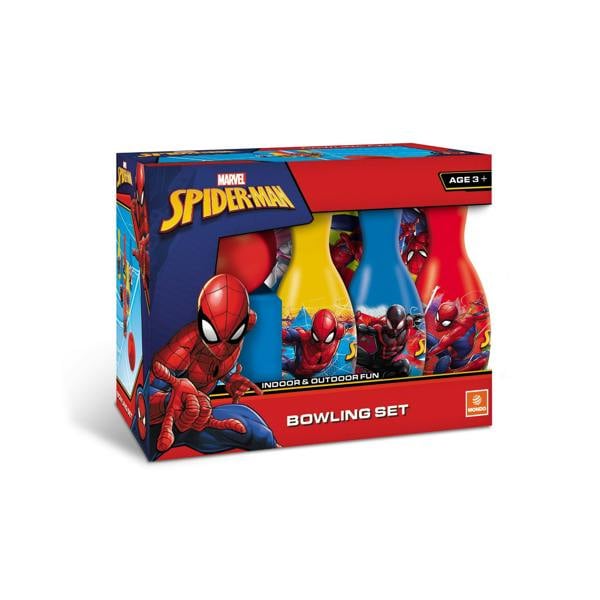 Mondo Spider-Man Bowling Set for Kids – Indoor & Outdoor Bowling Game