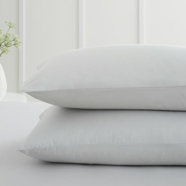 Bianca 200 Thread Count Cotton Percale Standard Pillowcase Pair