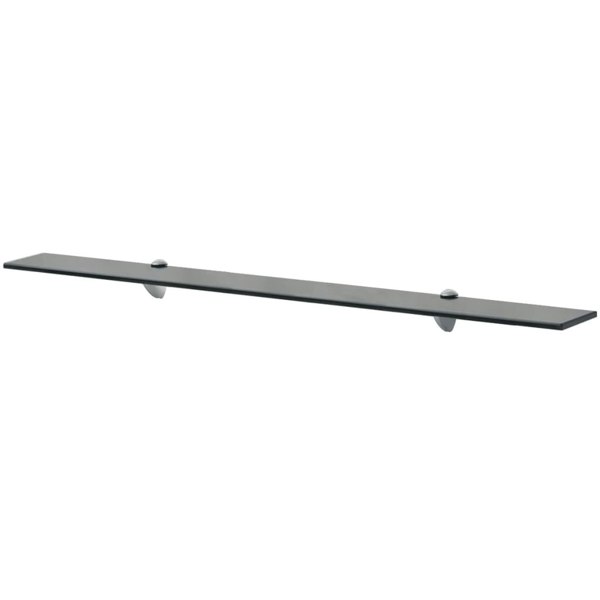 Berkfield Floating Shelf Glass 100x10 cm 8 mm