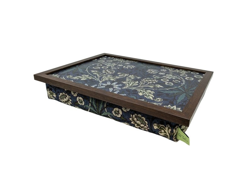 Made in the Mill Luxury William Morris Hyacinth Lap Tray With Bean Bag