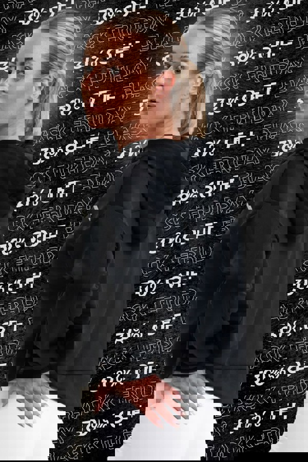 Discipline 365 Black Drawstring Cut Out Hoodie