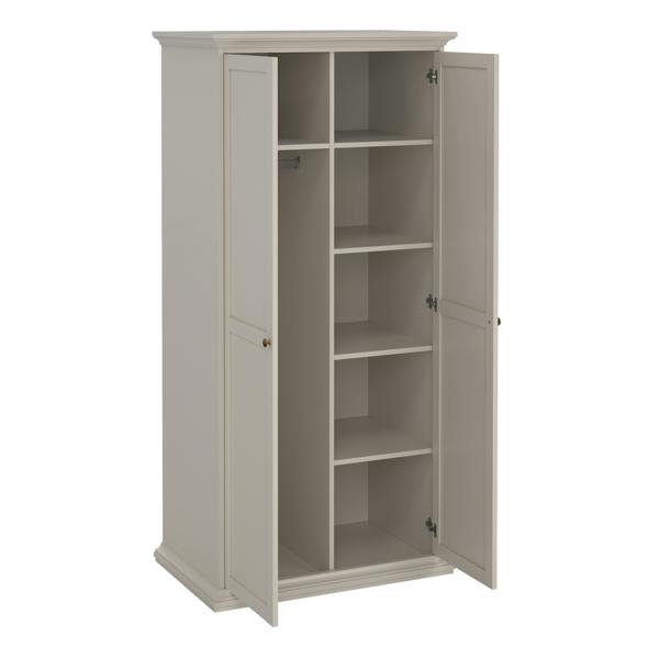 Furniture To Go Paris Wardrobe with 2 Doors in Cashmere