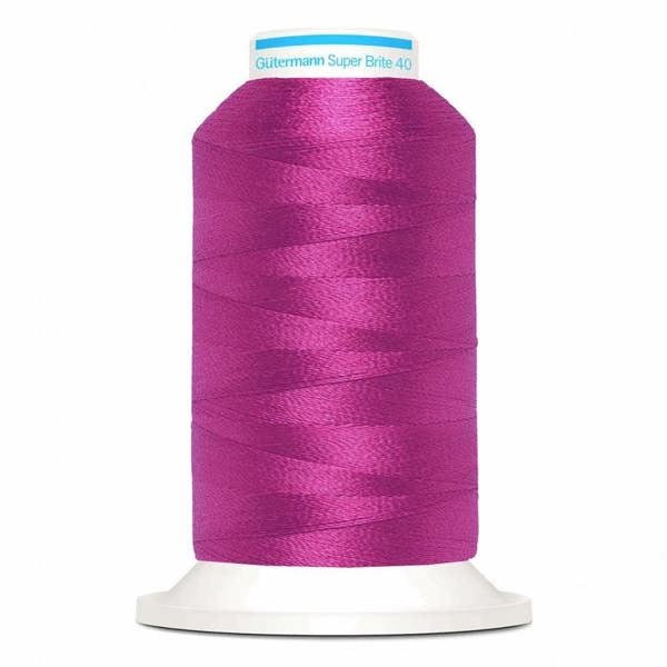 Gutermann Super Brite Polyester 40 Embroidery Thread 1000m Polyester Thread Suitable For Embroidery