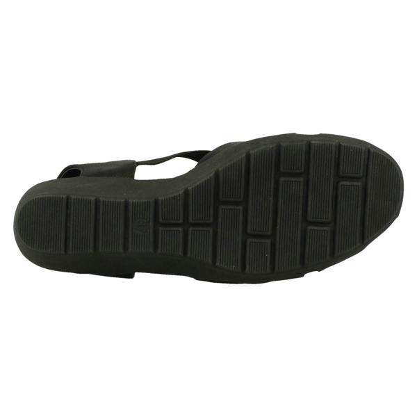 Down to Earth Ladies Casual Down To Earth Sling Back Wedge Sandal