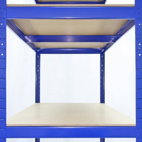 Monster Racking T-Rax Strong Storage Shelves - Blue (120cm W, 60cm D) Set of 5