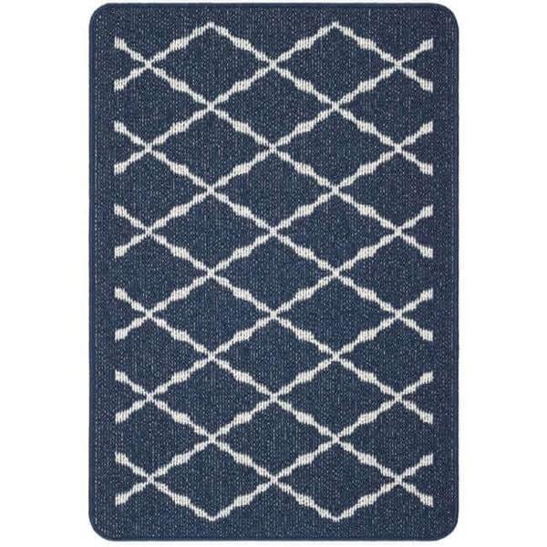 The Rugs Durable Washable Mats & Runners with Diamond Design