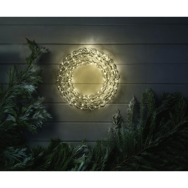 MySmartBuy Titan Silver Wreath 40cm LV