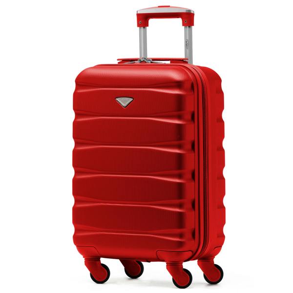 Flight Knight 55x35x20cm Cabin Carry Bag Hard Shell Suitcase 100+ Airline Approved