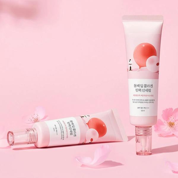 ROUND LAB Camellia Deep Collagen Firming Sun Serum 50ml