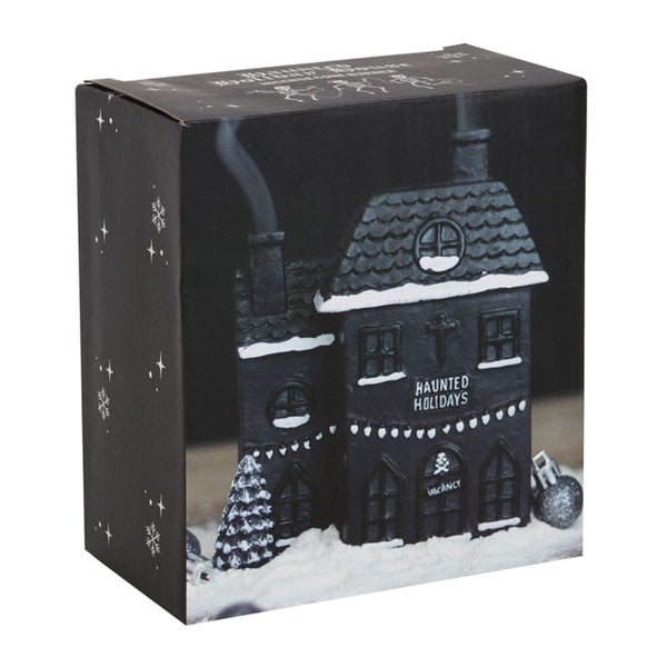 Serano Haunted Holiday House Incense Cone Burner