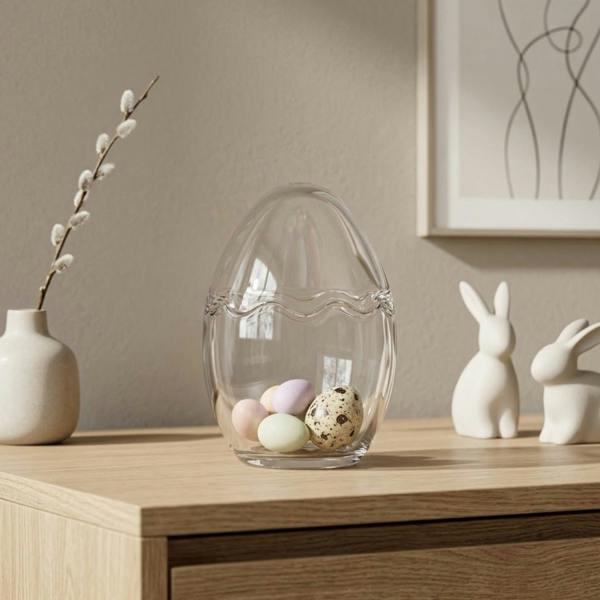 Garden Greatness Springtime Easter Egg Glass Jar