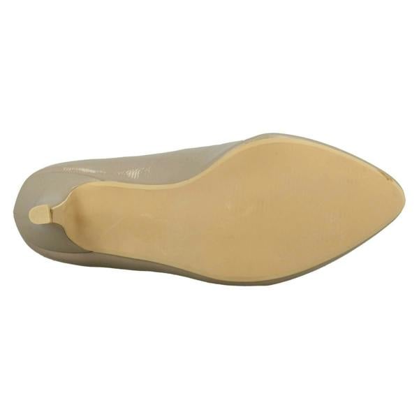 Spot On Ladies Spot On Patent Court Shoes