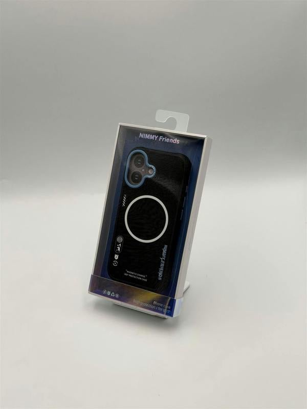 Nimmy Friends Nimmy Cool & Cute 2.0 Case with MagSafe for iPhone 17 6.3" Black Blue - N-YJKM-CX2.0-IP17-01-A