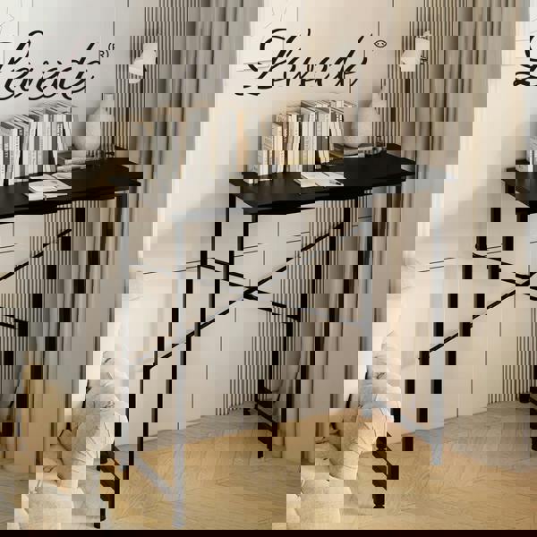 Levede PC Desk Laptop Study Table with Storage Bag for Home Office Workstation