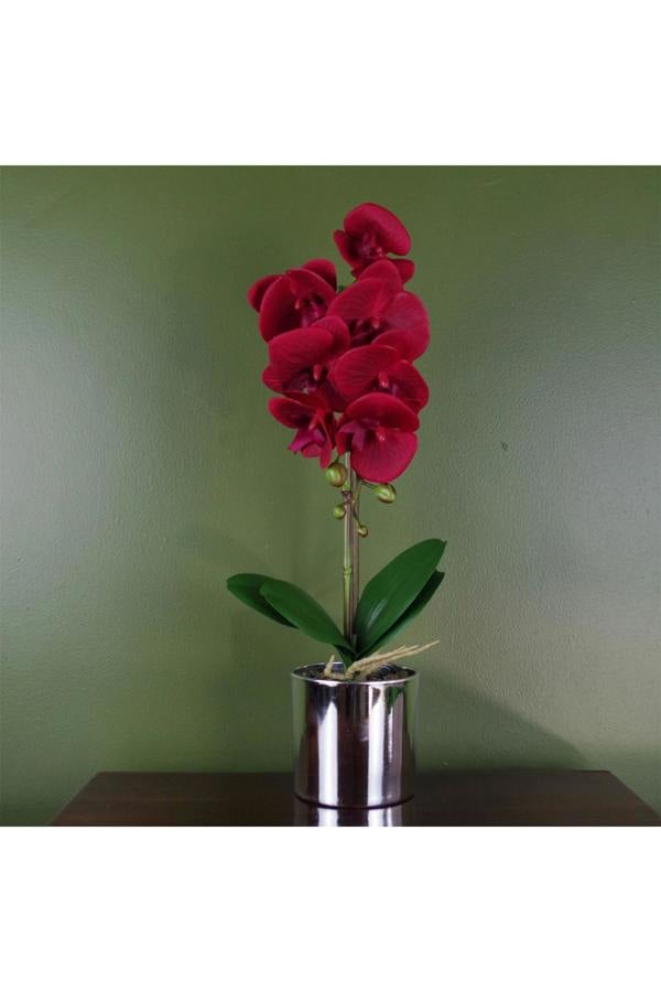 Dyzi 46cm Real Touch Artificial Orchid with 7 Flowers