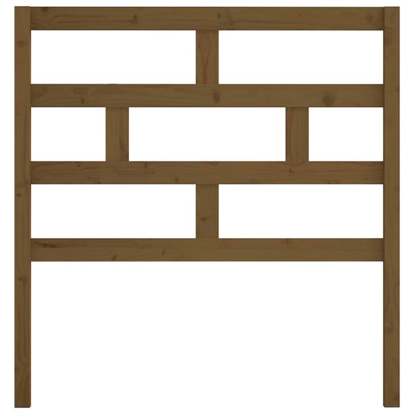 Berkfield Bed Headboard Honey Brown 81x4x100 cm Solid Wood Pine