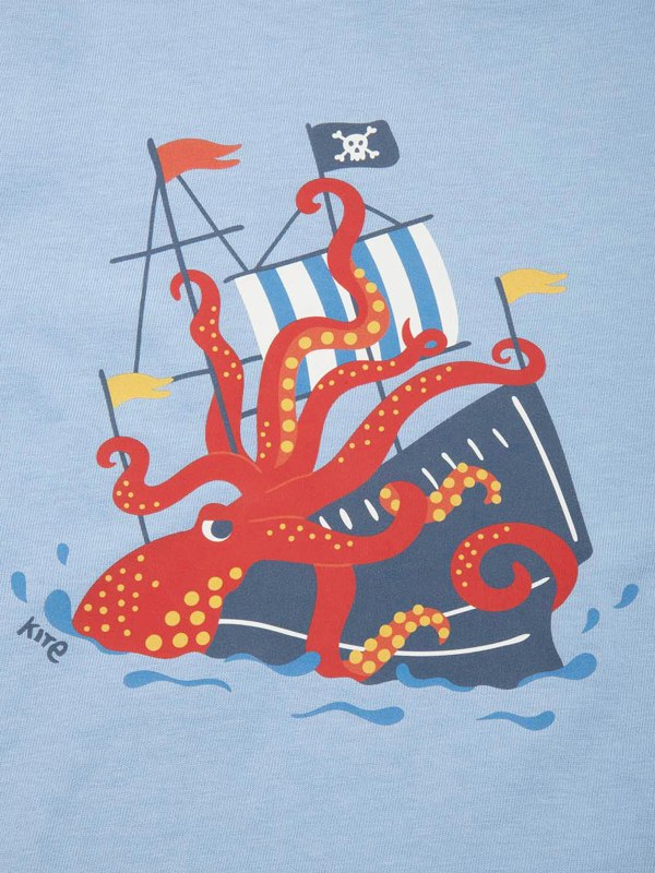 Kite Boys Organic Kraken T-Shirt