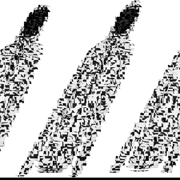 Dare 2B Womens/Ladies Society Graffiti Padded Jacket - Black/White