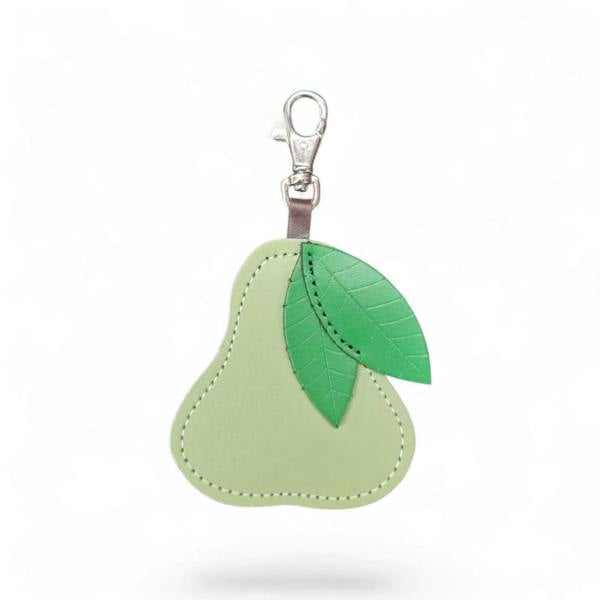 Zatchels Handmade Leather Fruity Bag Charm – Pear