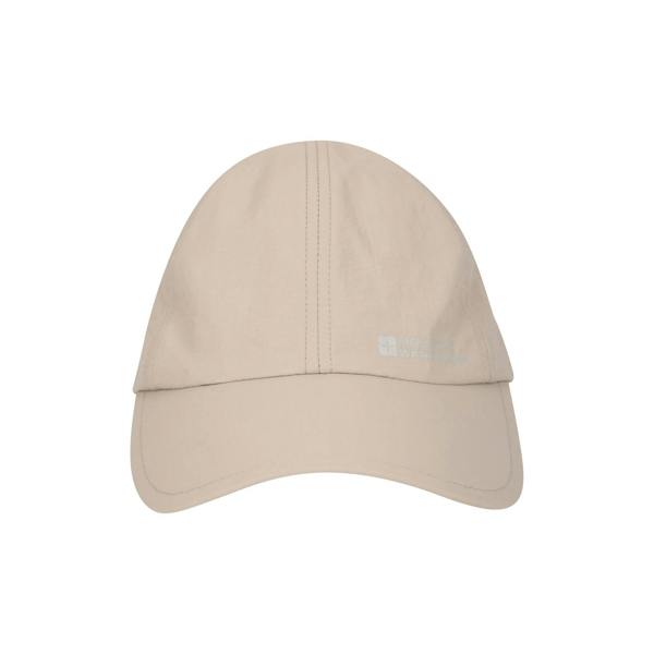 Mountain Warehouse Tech Perforated Lightweight Hiking Cap - Beige - 