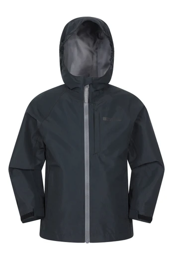 Mountain Warehouse Kids Forest Shield Waterproof Jacket - Black