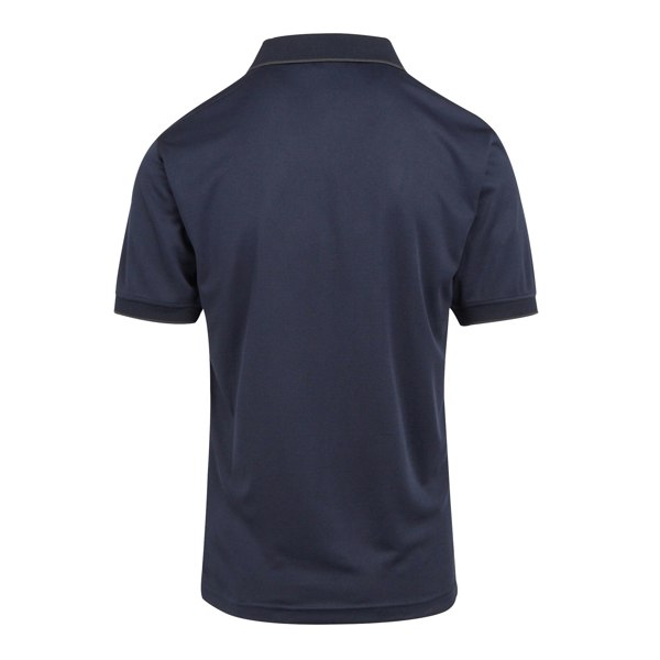 Regatta Mens Navigate Short-Sleeved Polo Shirt - Navy/Seal Grey