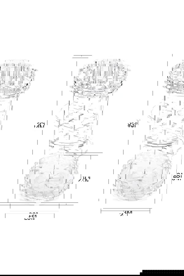 Living and Home 360 Roating Cosmetic Organizer Transparent Acrylic Rotating Multifunctional Makeup Organizer