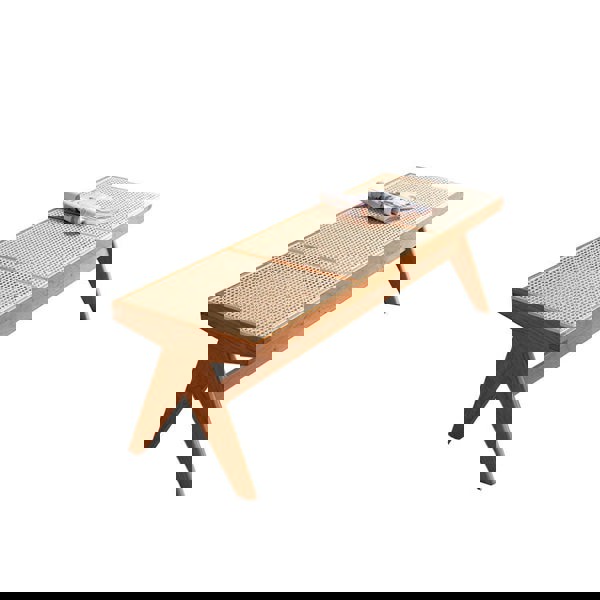 Noah Rattan Bench, Wood-Rit Concept-Rit Concept