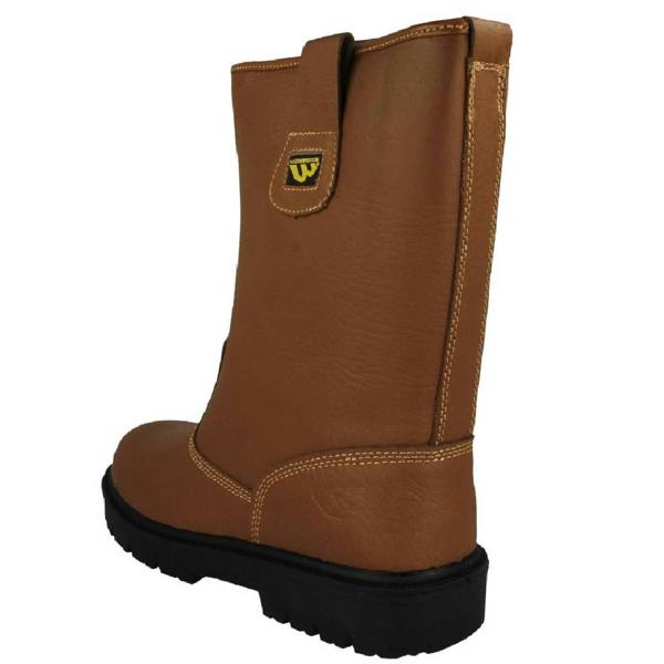 Workforce Mens Workforce Pull On Steel Toe Cap Safety Boots WF26-P
