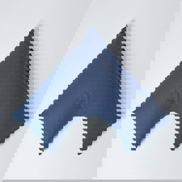 HOMESCAPES French Flax Linen V Shaped Pillowcase