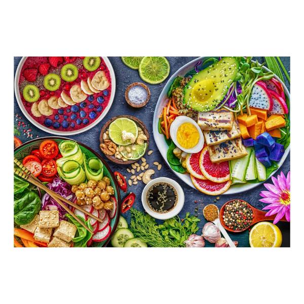 The House of Puzzles Buddha Bowl Bliss 1000 Piece Jigsaw Puzzle