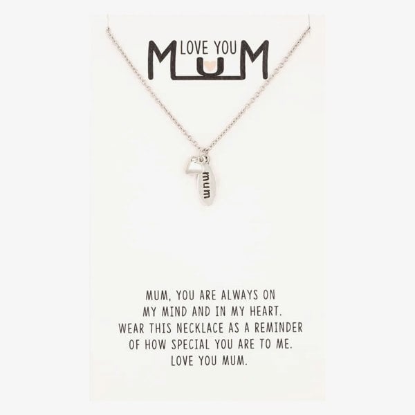 T. H. Baker Sentiments Love You Mum Tag Pendant 13694