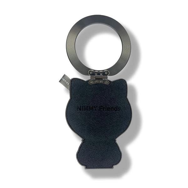 Nimmy Friends Nimmy Cool & Cute 2.0 Husky Embroidery Magnetic Stand with MagSafe Grey - N-KM-BSZJ-017