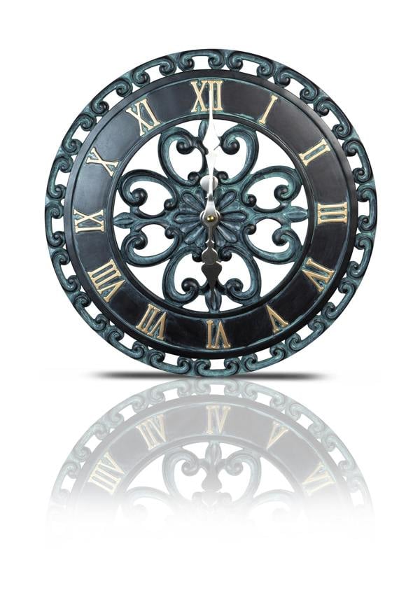 St Helens 13" Garden Wall Clock
