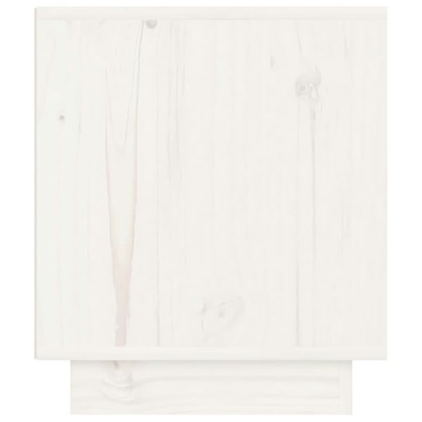 Berkfield Bedside Cabinets 2 pcs White 40x34x40 cm Solid Wood Pine