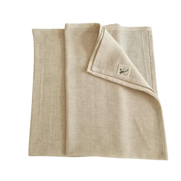 Cotton and Olive Knidos Cotton Hammam Hand Towel, Natural | Set of 2