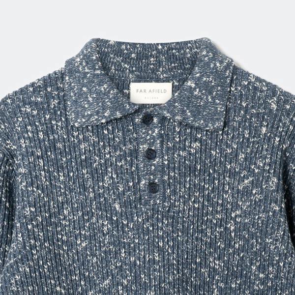 Far Afield Kier Ribbed Polo