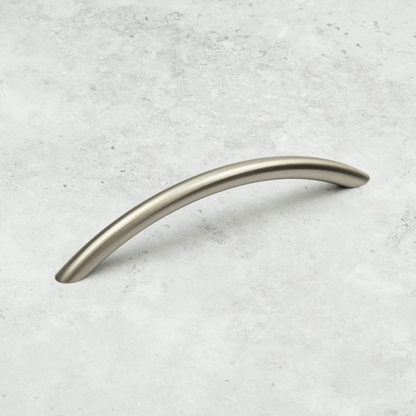 Handle & Home Brushed Nickel Slim Bow Cabinet Handles