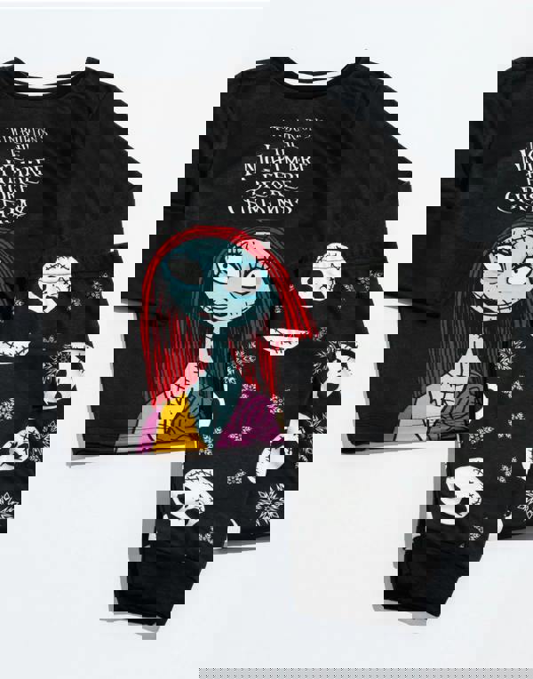 Disney The Nightmare Before Christmas GirlsMulticoloured Long Sleeve Long Leg Pyjama Set