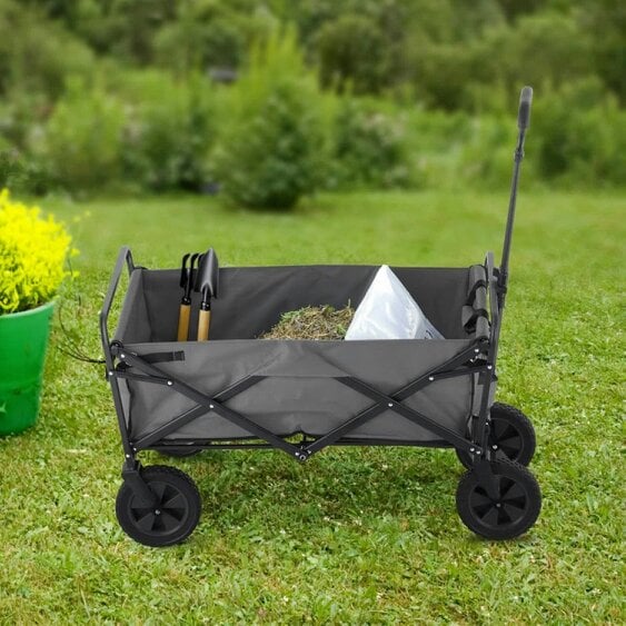 Neo Foldable Collapsible Garden Festival Cart - Grey